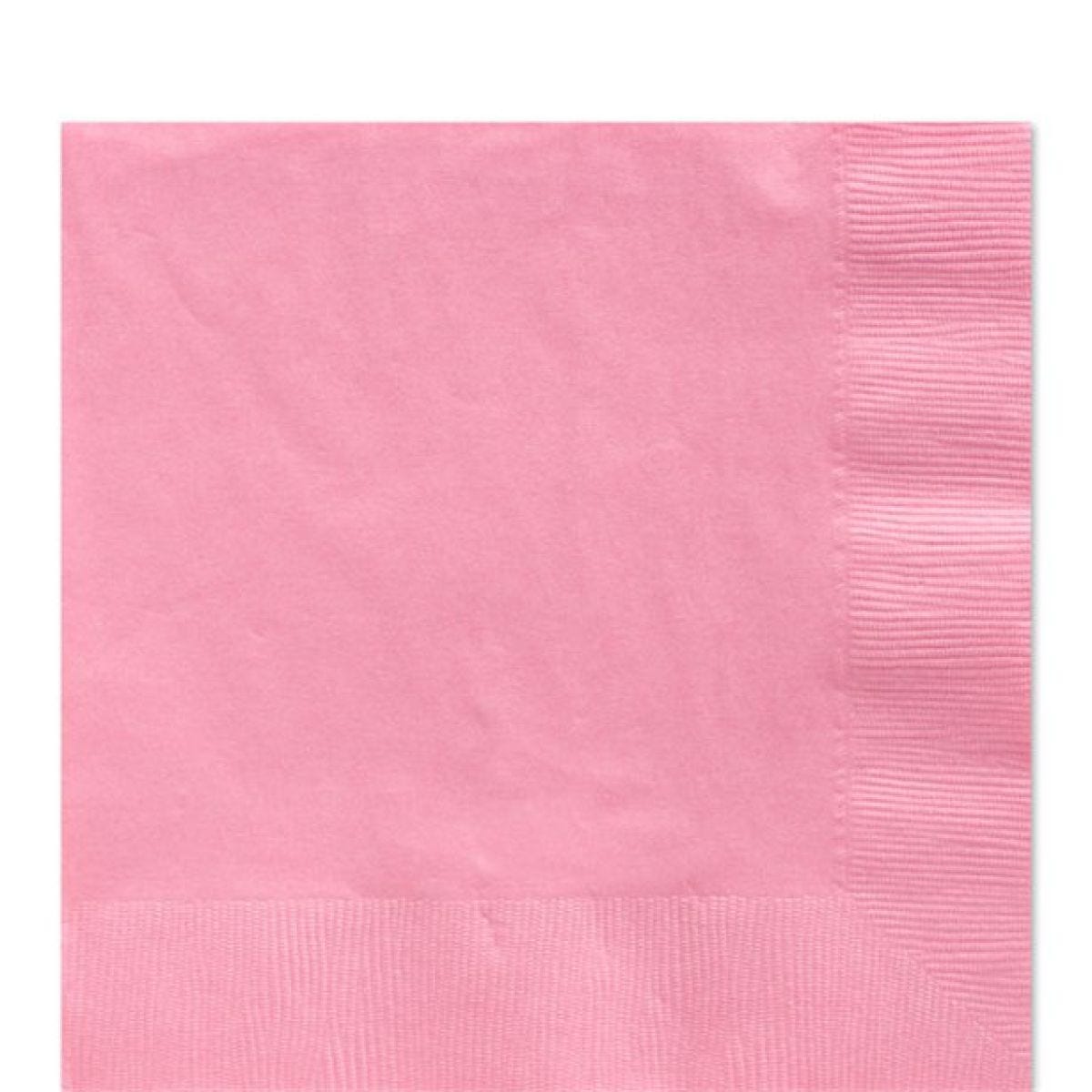 Baby Pink Paper Napkins - 33cm (20pk)