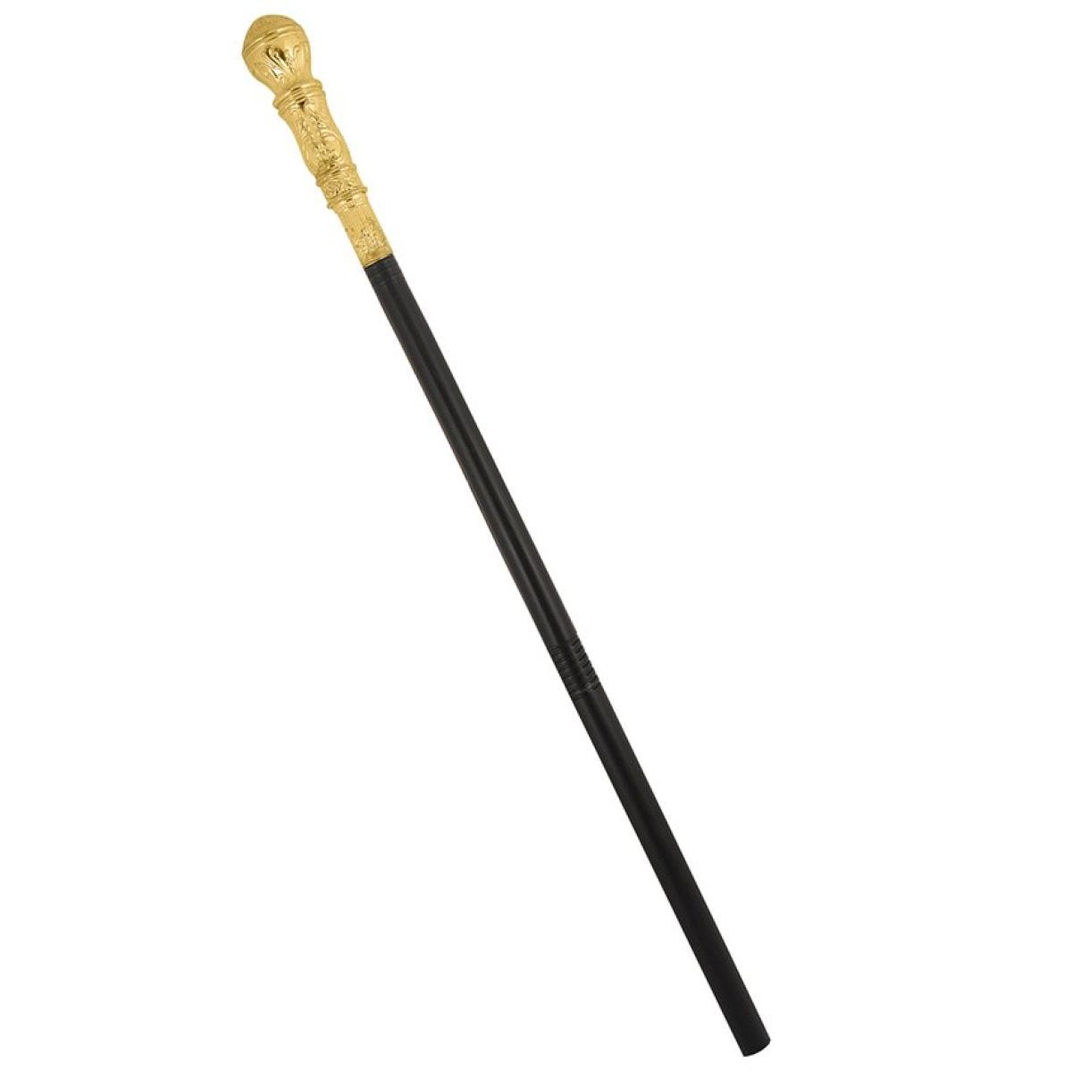 Cane with Gold Ball Handle