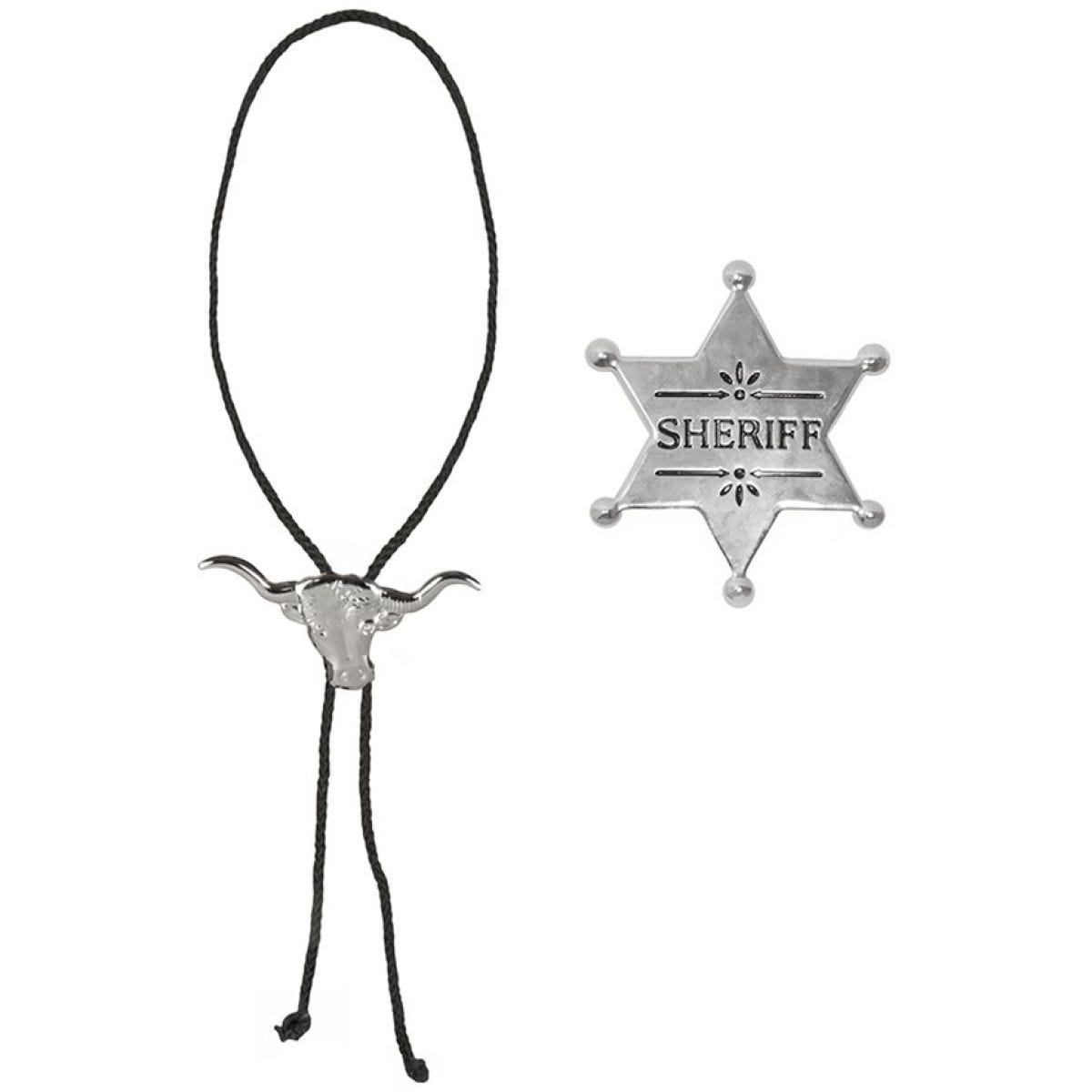 Bootlace Necktie & Badge