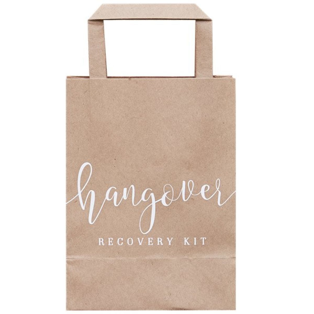 Rustic Country Hangover Cure Bags - 26cm (5pk)