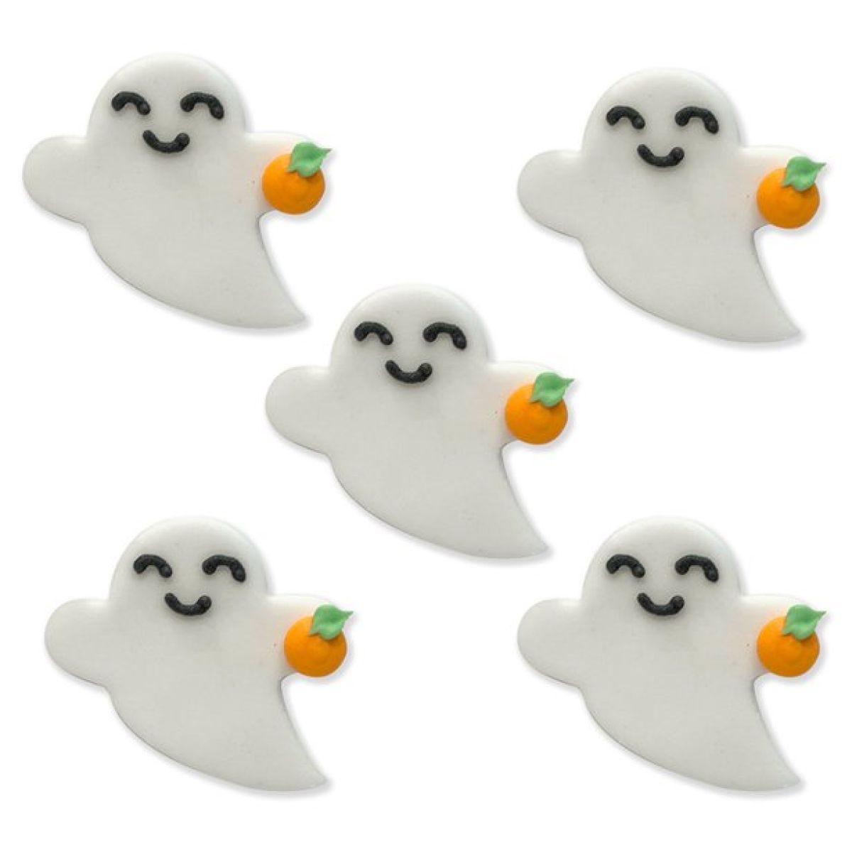 Ghosts Sugar Cake Toppers x5