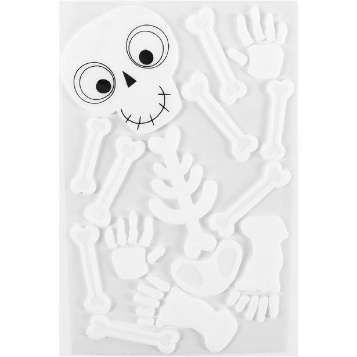 Skeleton Gel Window Cling