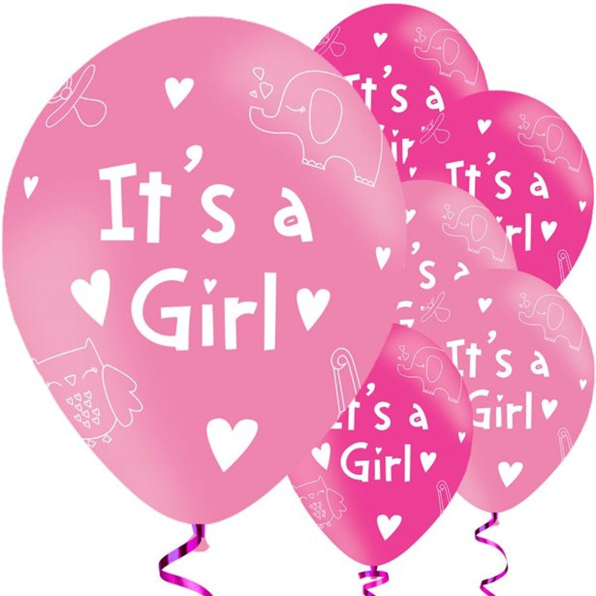 It&apos;s A Girl Balloons - 11&apos;&apos; Latex