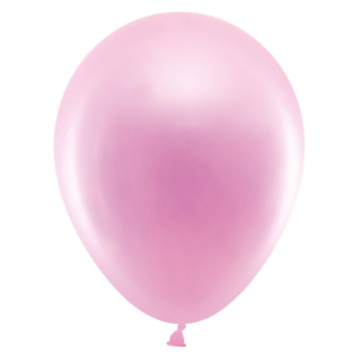 Light Pink Metallic Balloons - 12" Latex (10pk)