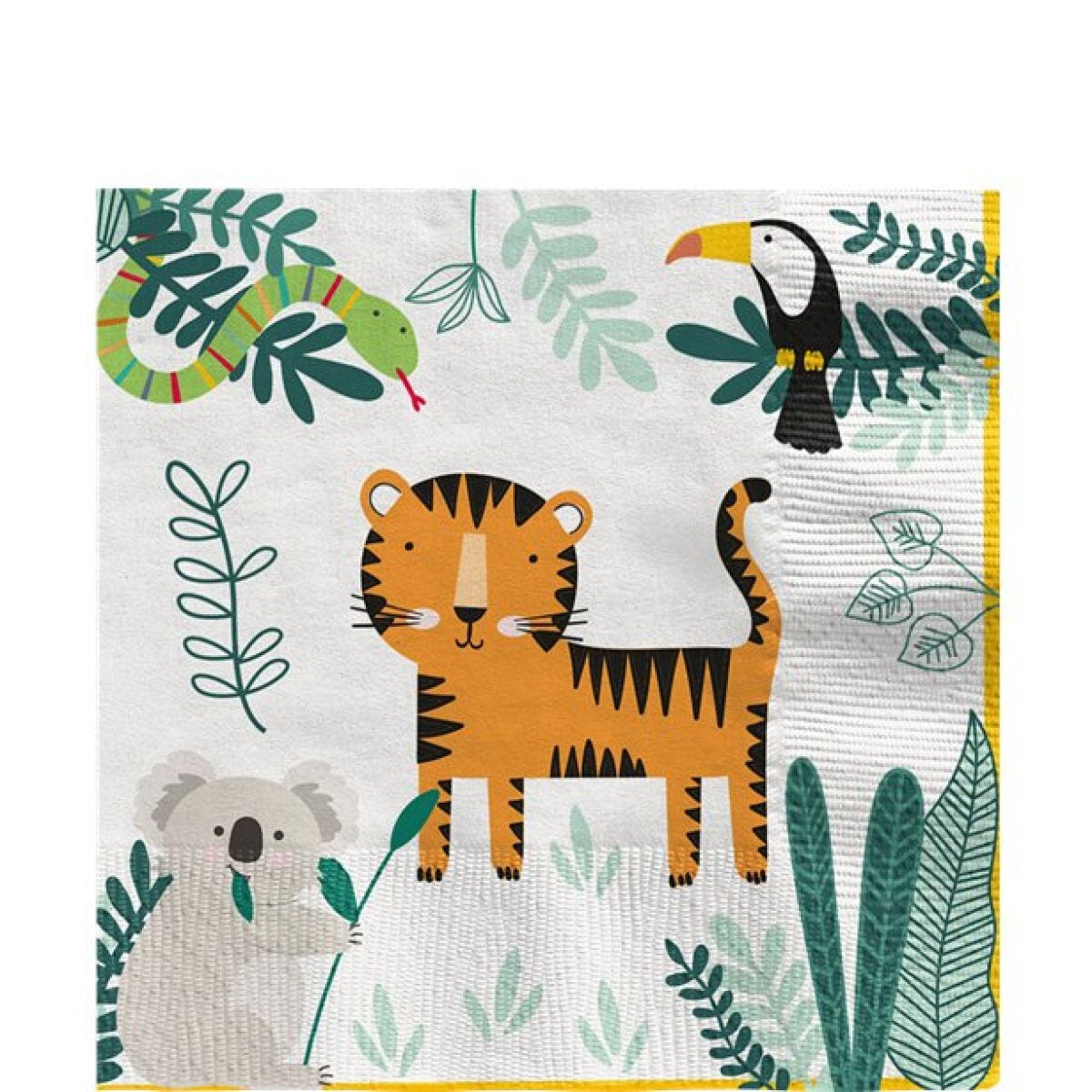 Get Wild Safari Paper Napkins - 33cm