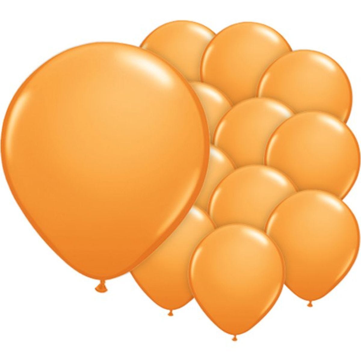 Orange Balloons - 5&apos;&apos; Latex (100pk)