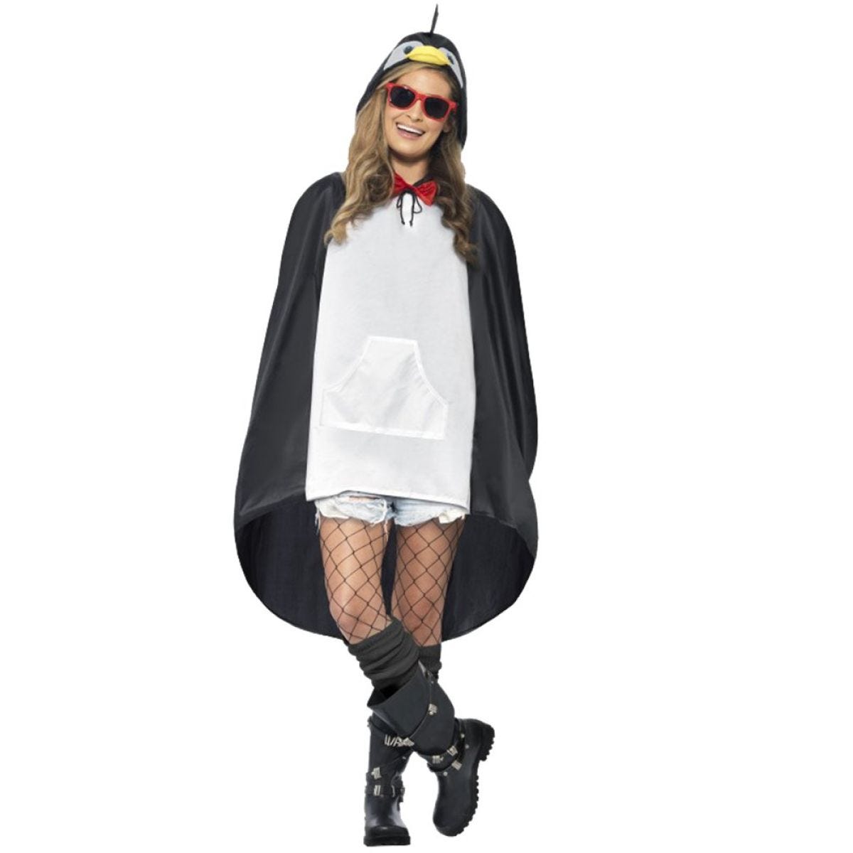 Penguin Party Poncho - Adult Costume