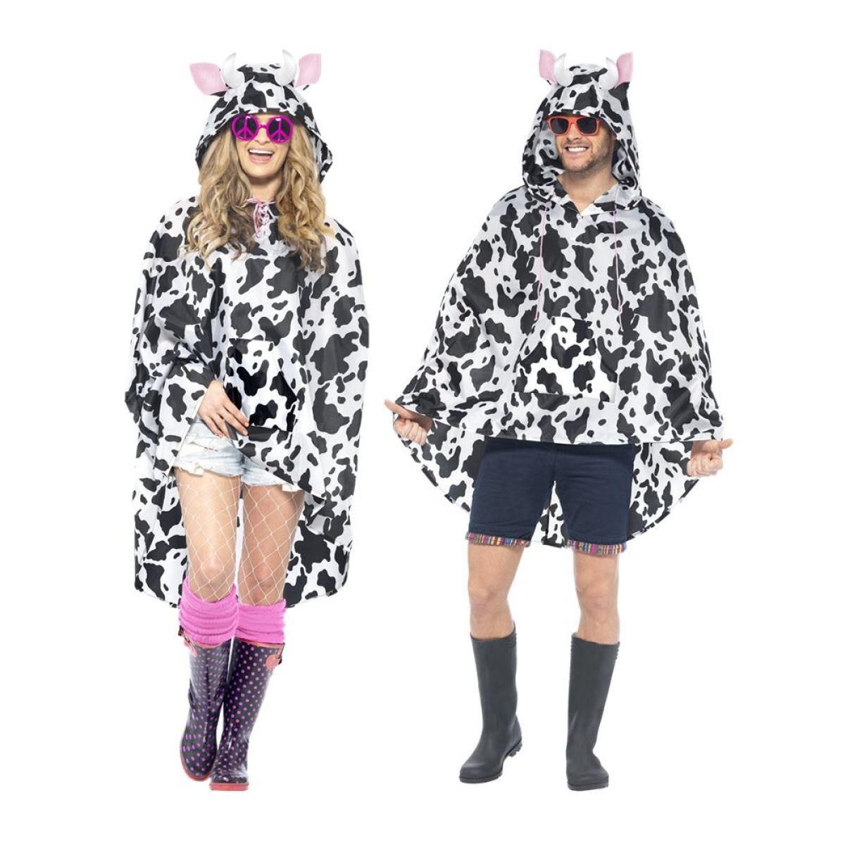 Cow Party Poncho - Adult Costume