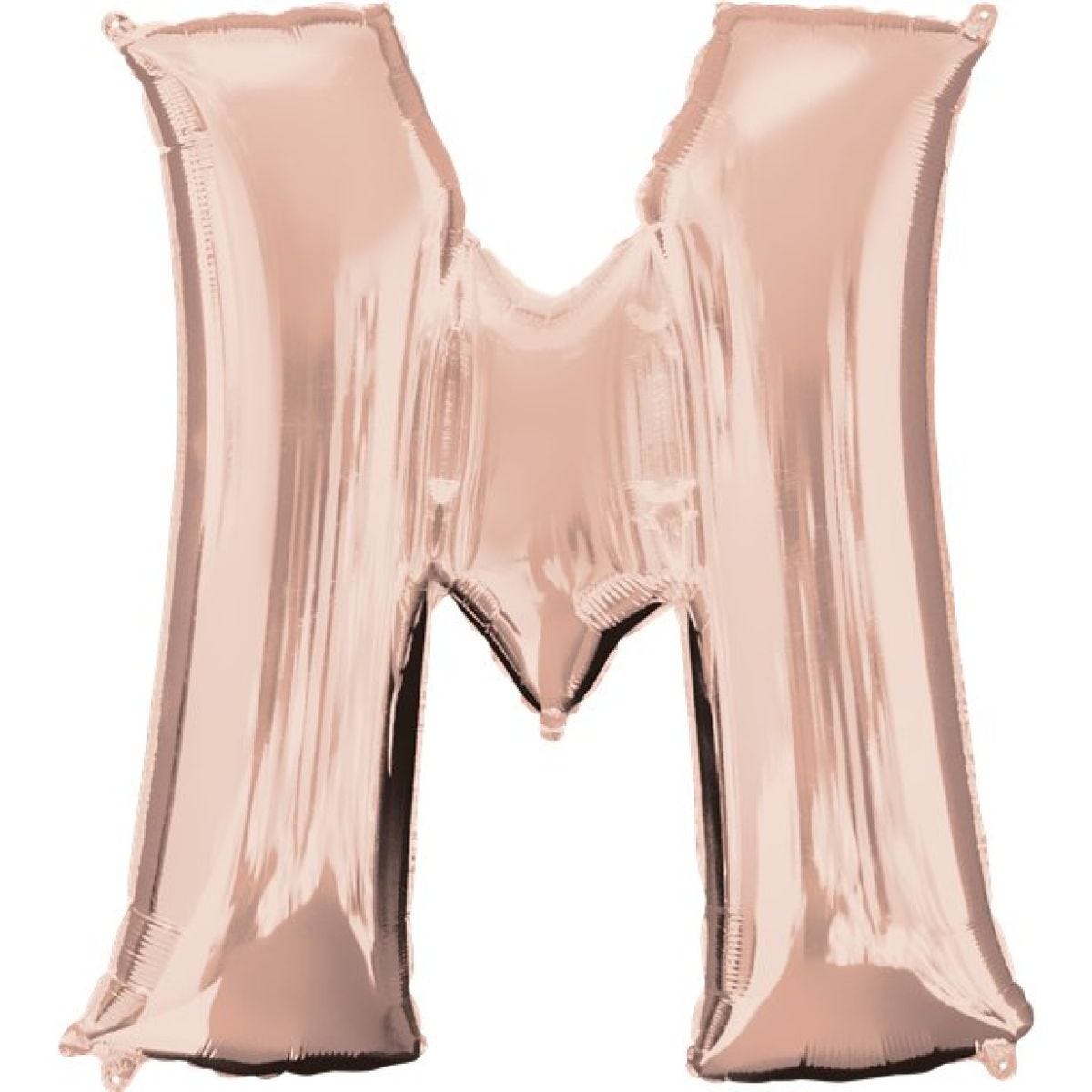 Rose Gold Letter M Balloon - 34 Foil