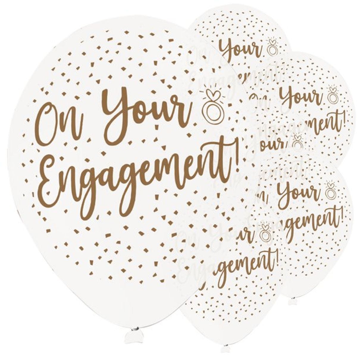 Engagement Latex Balloons - 11" (6pk)