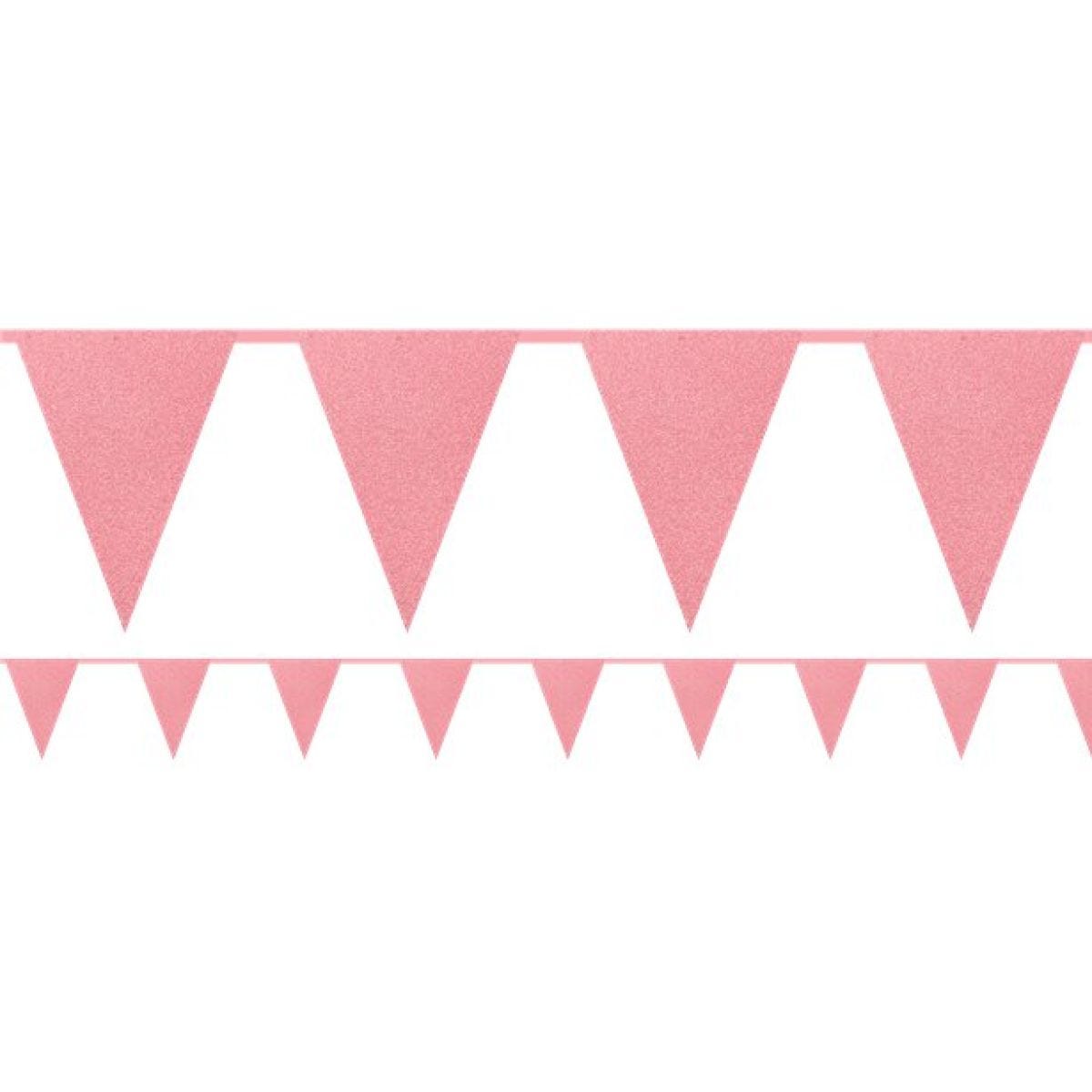 Rose Gold Glitter Paper Bunting - 6m