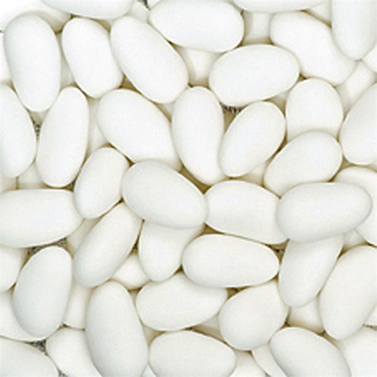 White Sugared Whole Almonds - 1kg