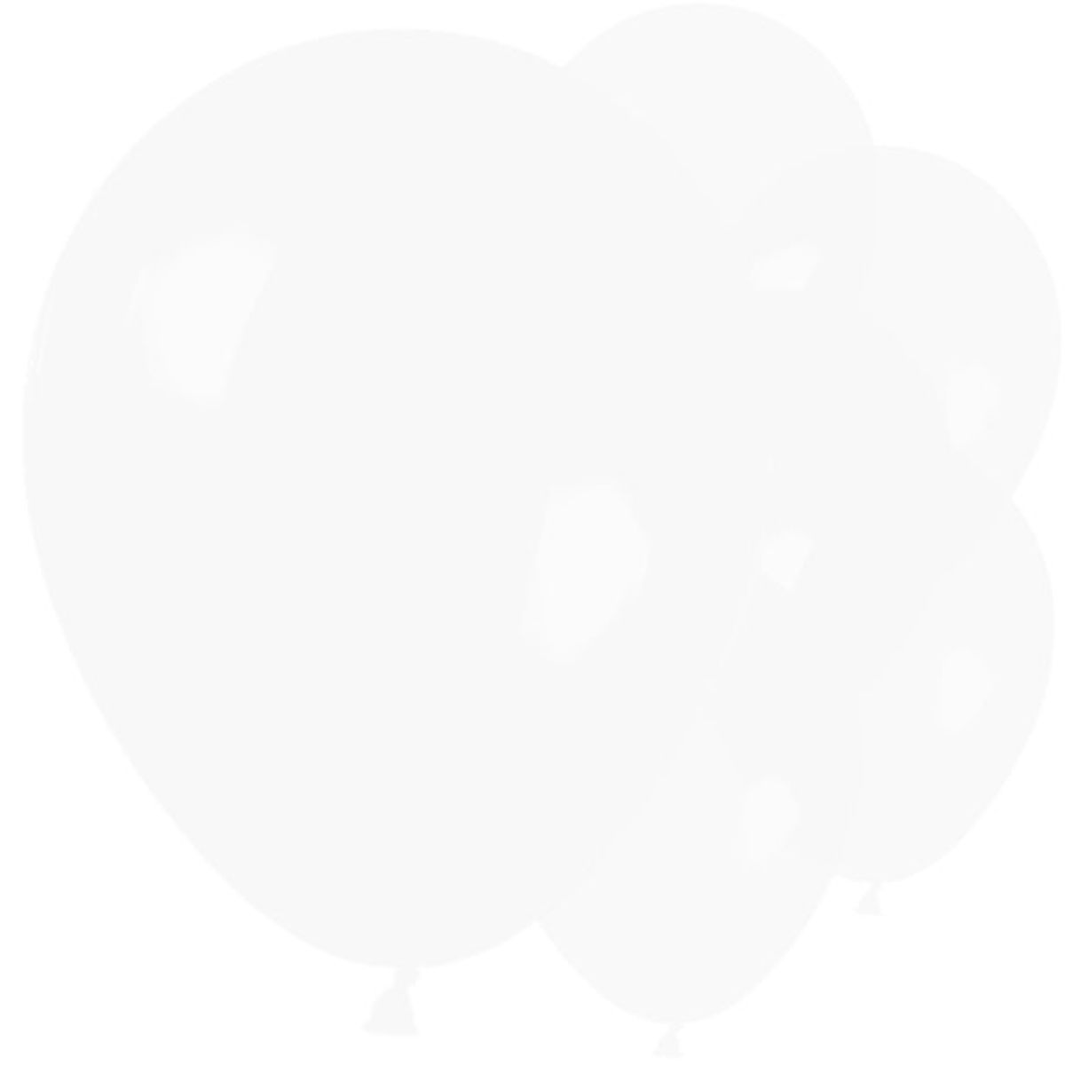 White Pearl Latex Balloons - 11"
