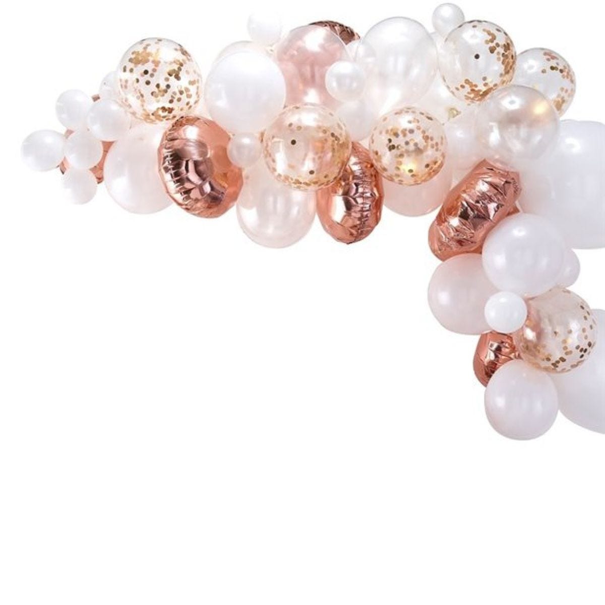 Rose Gold Balloon Arch - 70 Balloons