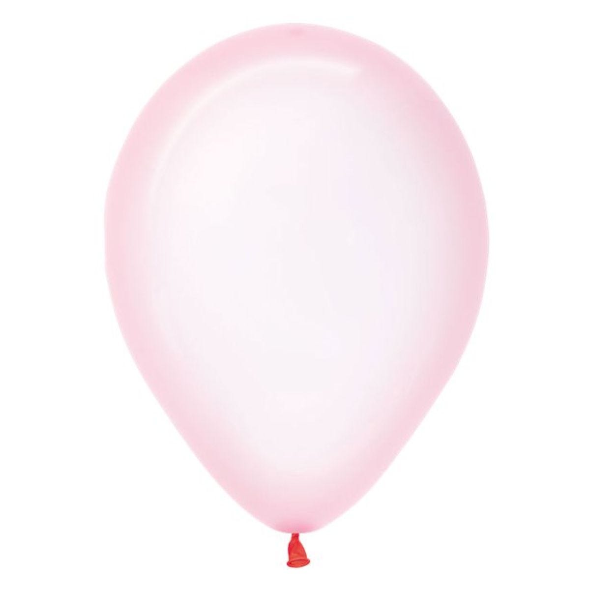 Pastel Pink Crystal Balloons - 12" Latex (50pk)