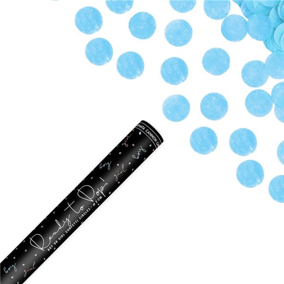 Blue &apos;Ready To Pop&apos; Confetti Cannon - 60cm