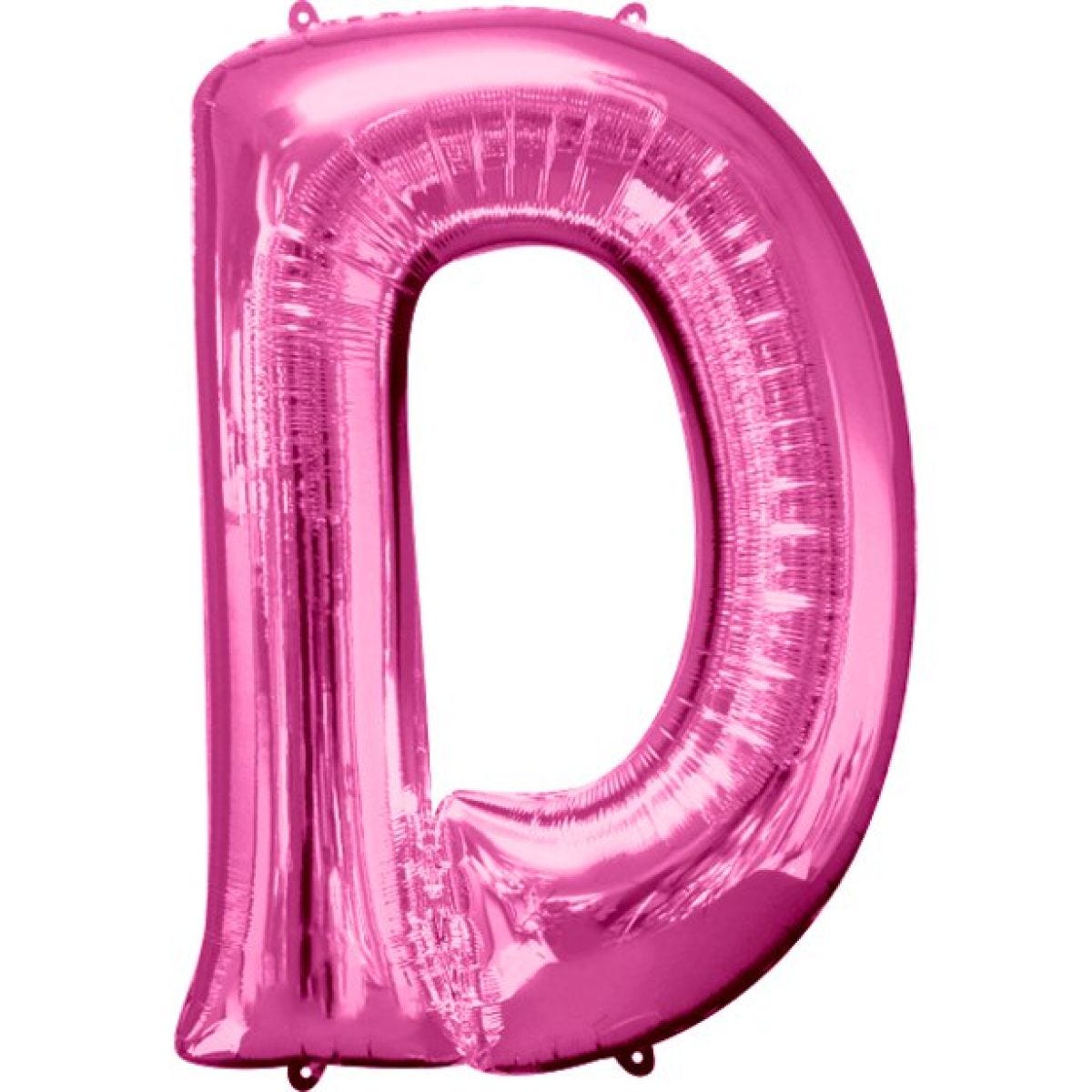 Pink Letter D Balloon - 34" Foil