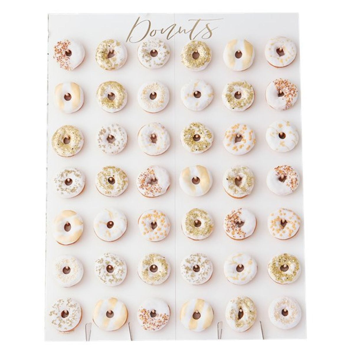 Gold Wedding Large Doughnut Wall - 84cm x 64cm