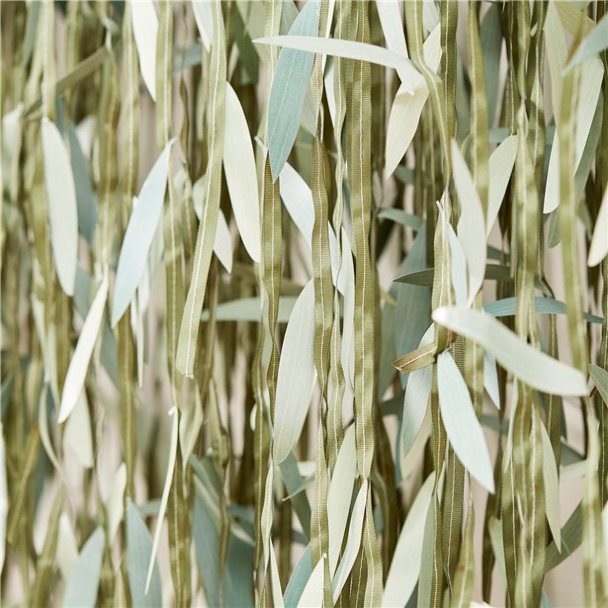 Botanical Baby Green Leaf Backdrop