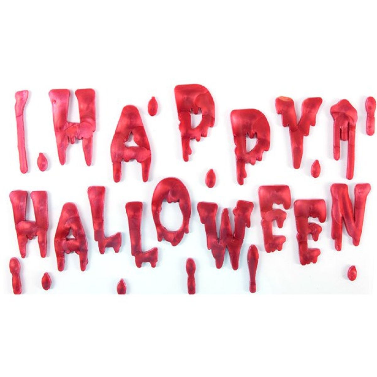 Bloody Happy Halloween Gel Window Cling