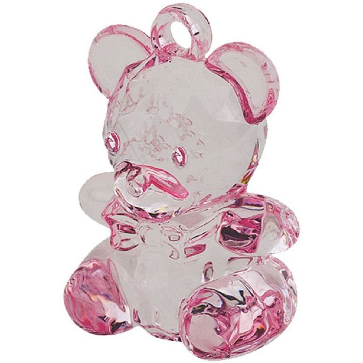 Pink Crystal Teddy - 4.5cm