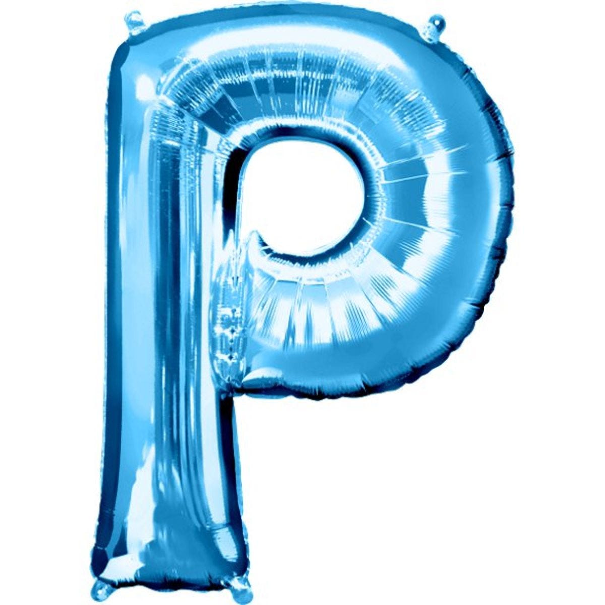 Blue Letter P Balloon - 34" Foil