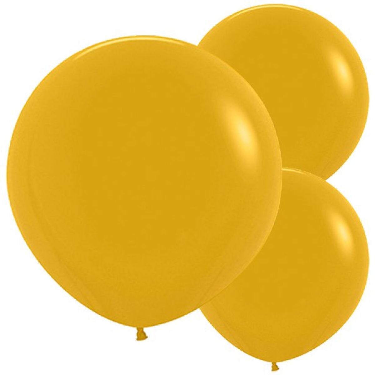 Mustard Balloons - 24" Latex