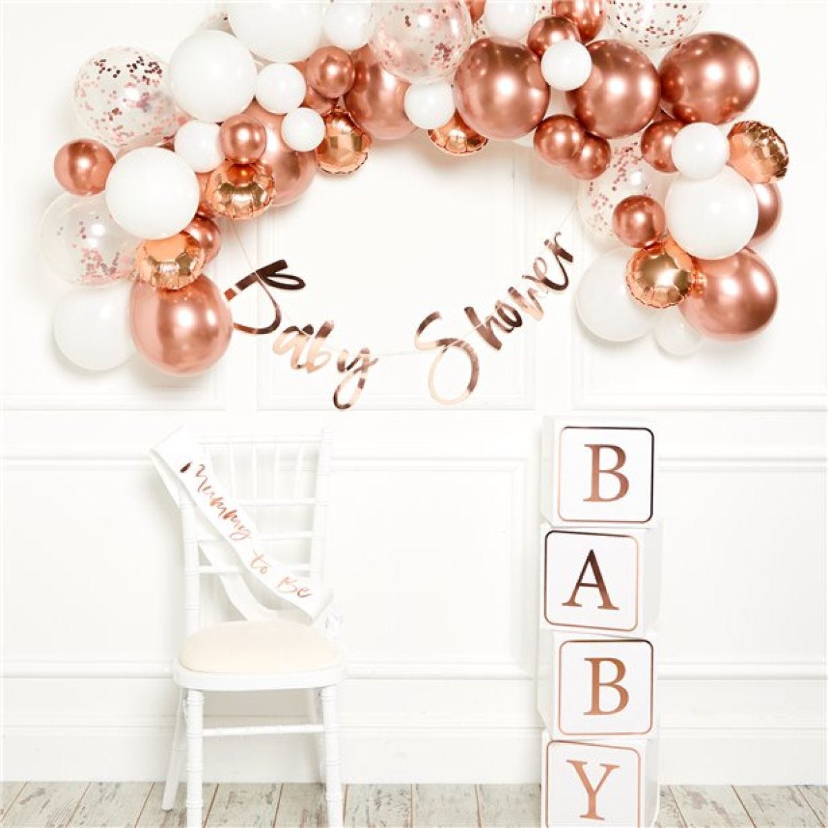 Rose Gold Balloon Arch Garland