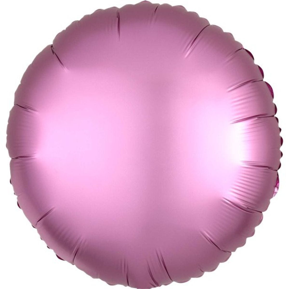 Flamingo Satin Luxe Circle Foil Balloon -  18"