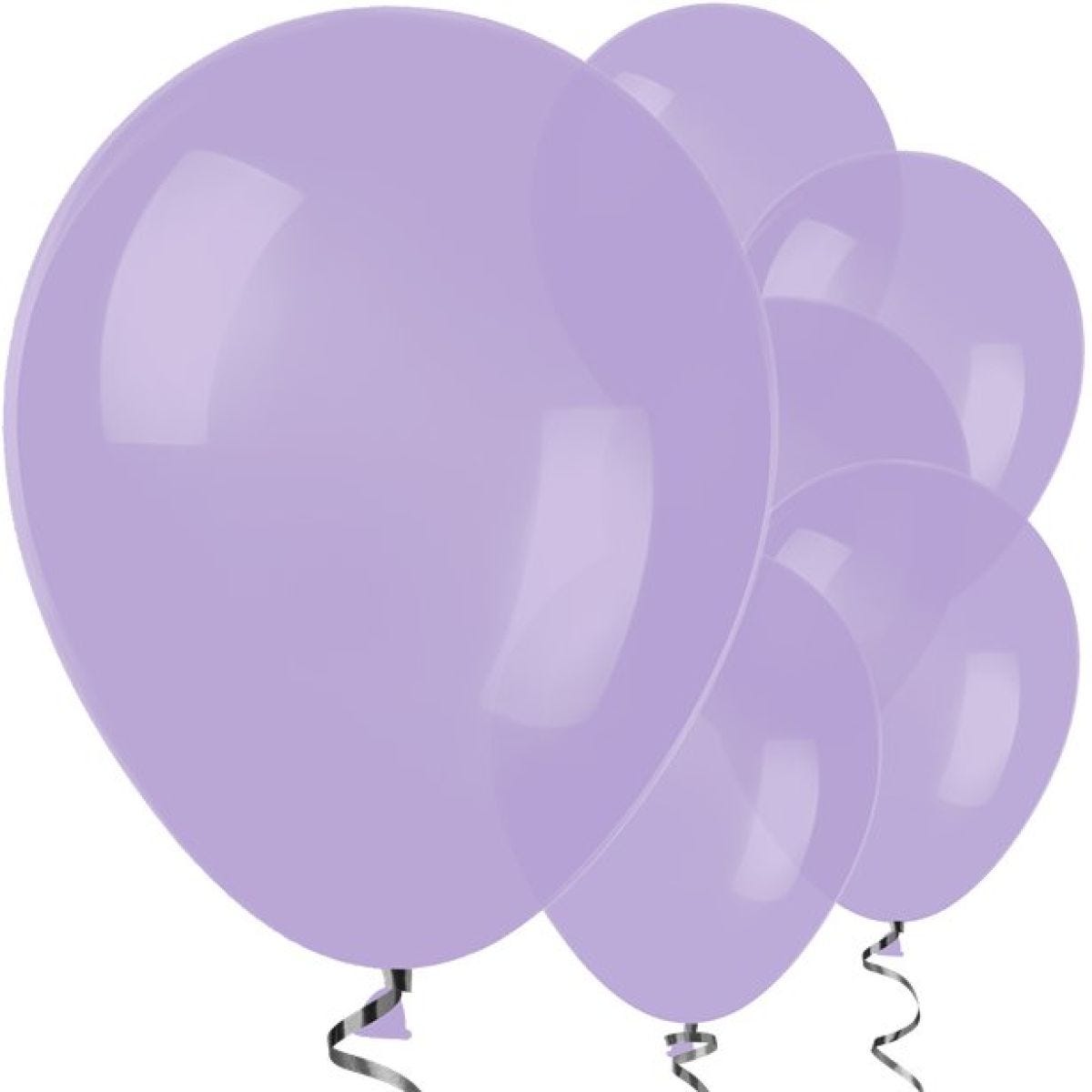 Lilac Balloons - 12" Latex Balloons