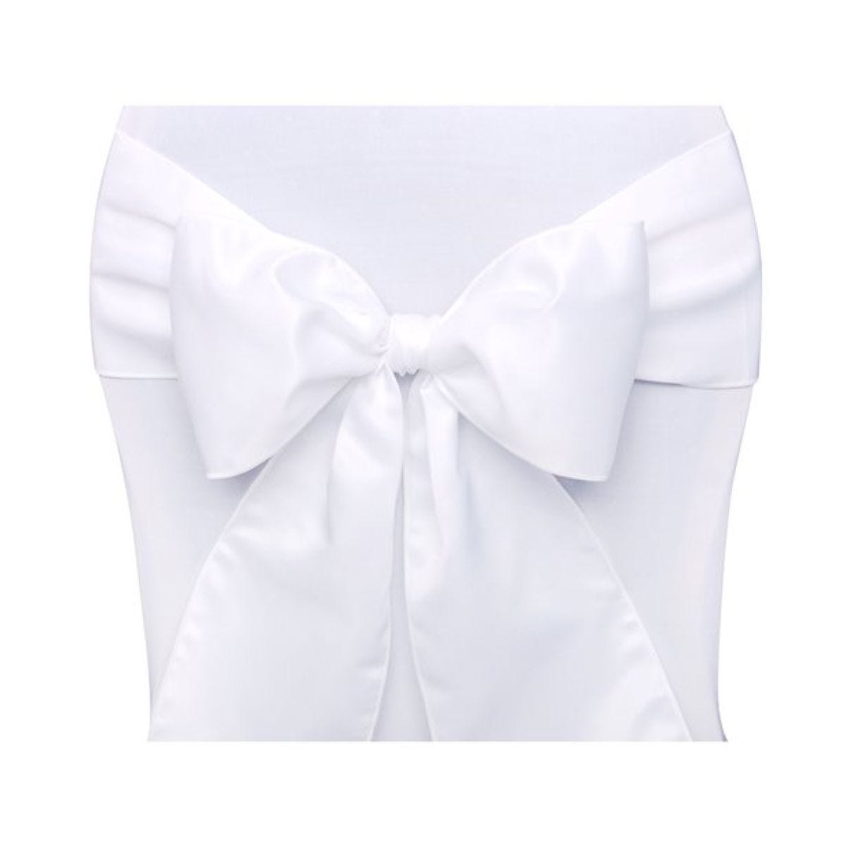 White Chair Sashes - 2.7m (10pk)