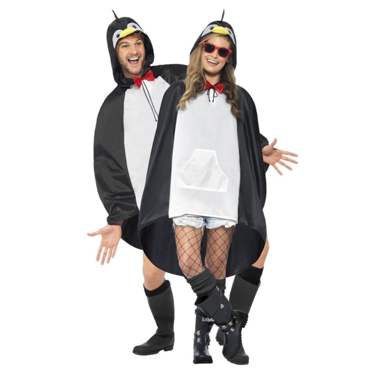 Penguin Party Poncho - Adult Costume