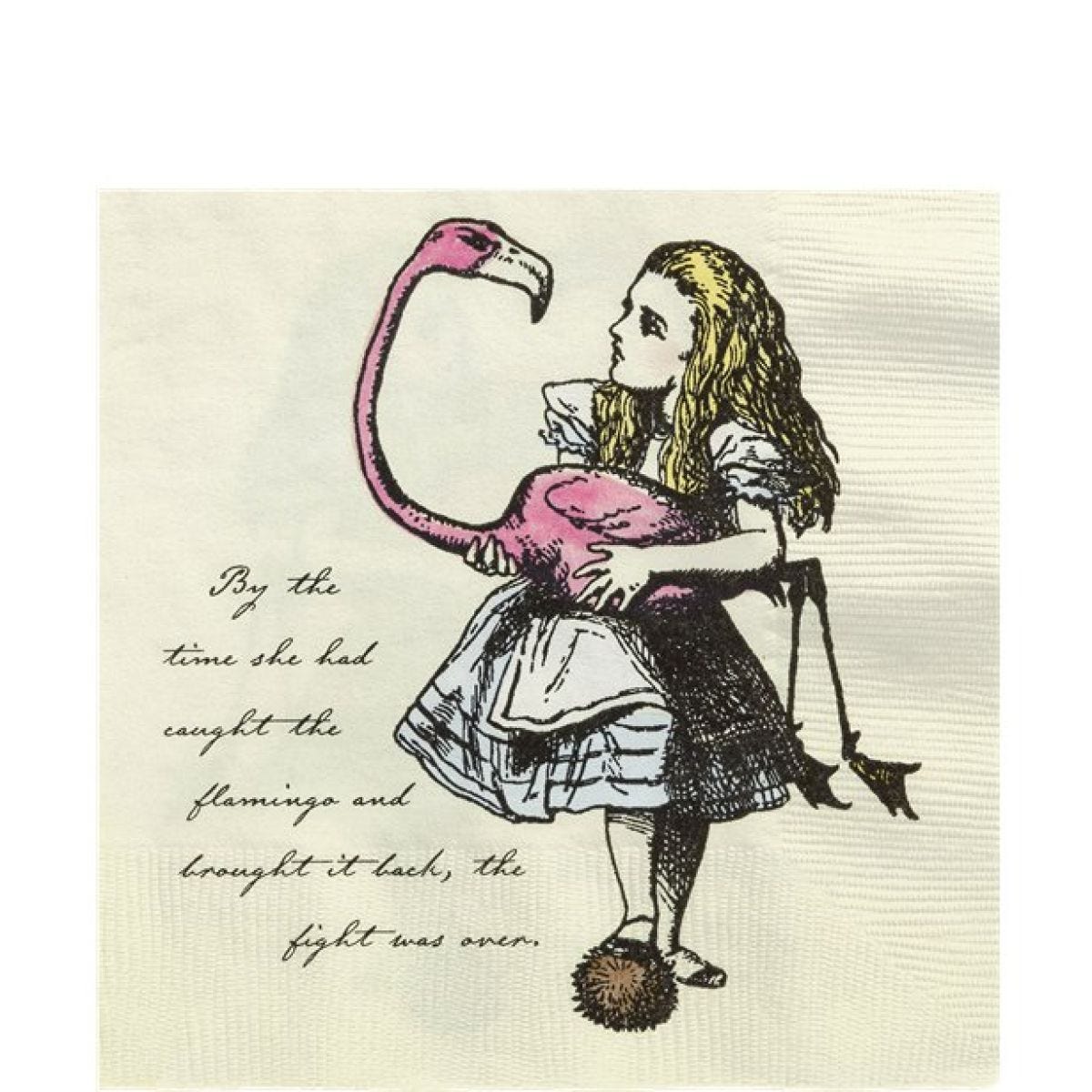 Alice in Wonderland Paper Napkins - 33cm