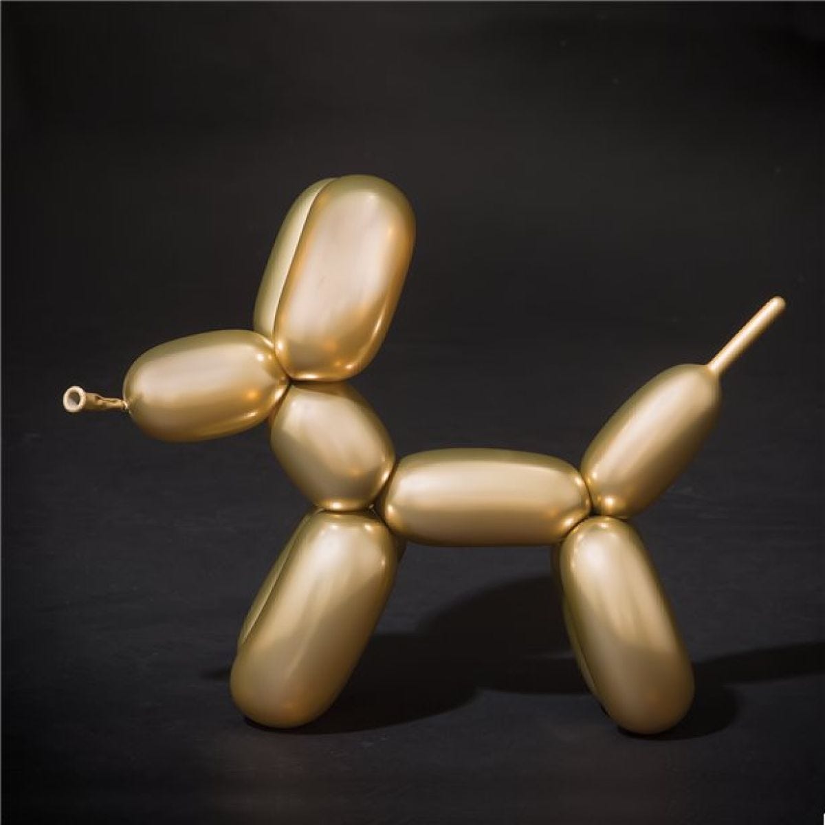 Gold Chrome Modelling Balloons - 260Q Latex