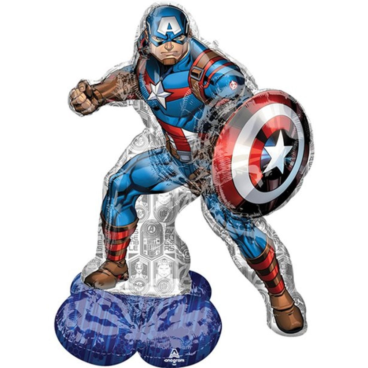 Avengers Captain America AirLoonz Foil Balloon - 58" x 37"