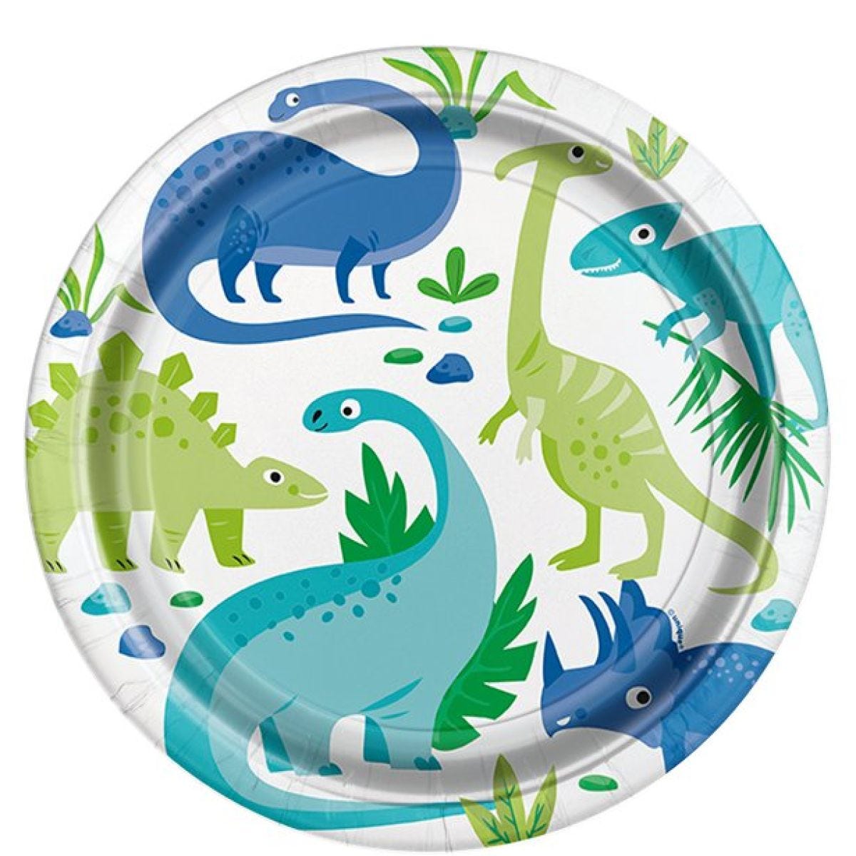 Dino-Roar Paper Plates - 23cm