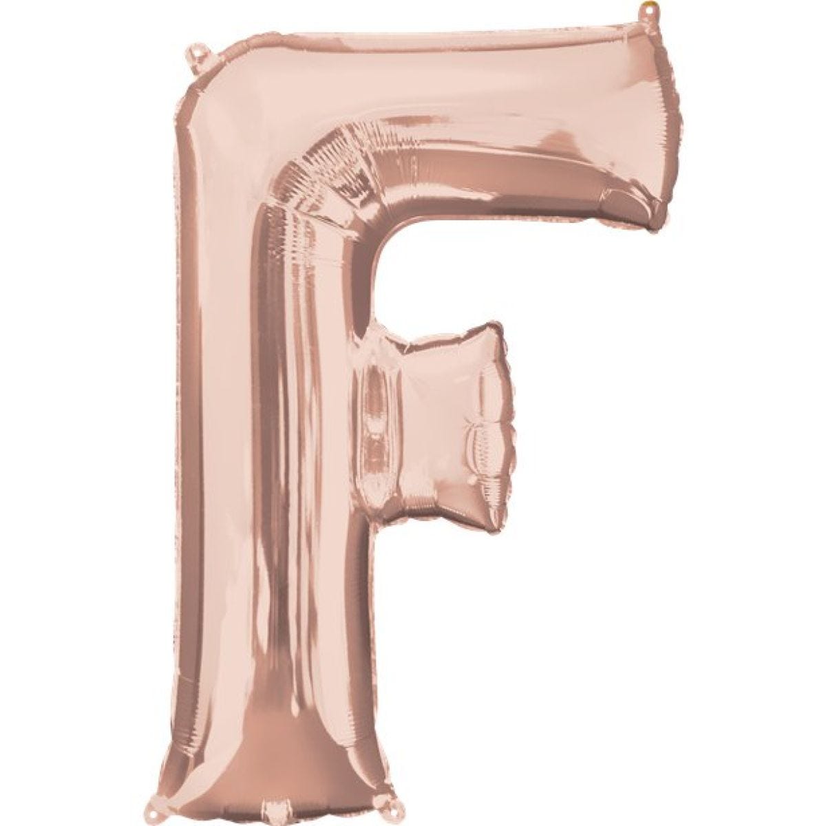 Rose Gold Letter F Balloon - 34 Foil