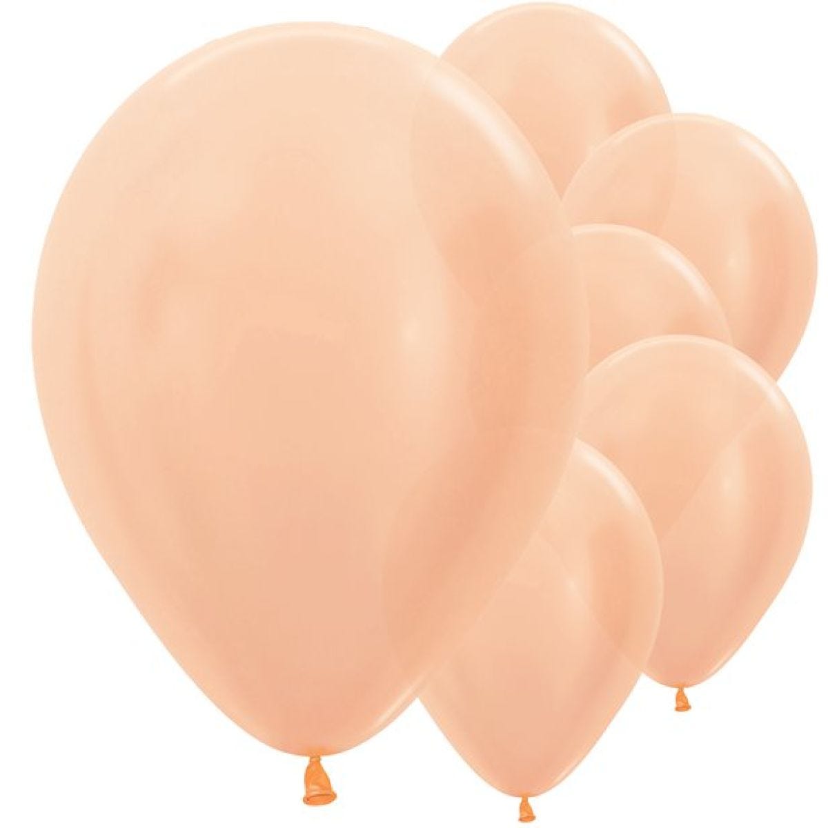 Metallic Rose Gold Balloons - 11" Latex (10pk)