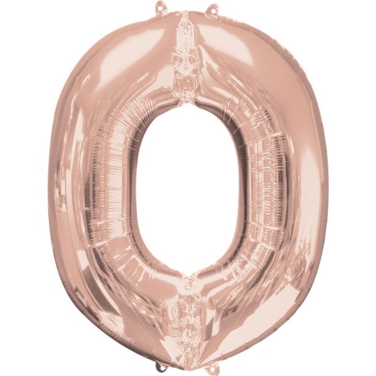 Rose Gold Letter O Balloon - 34 Foil