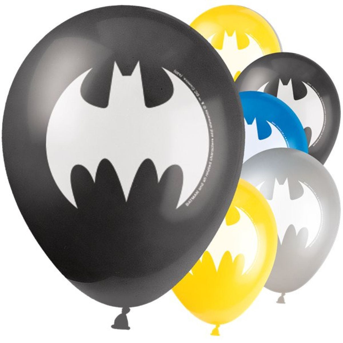 Batman Latex Balloons - 12" (8pk)