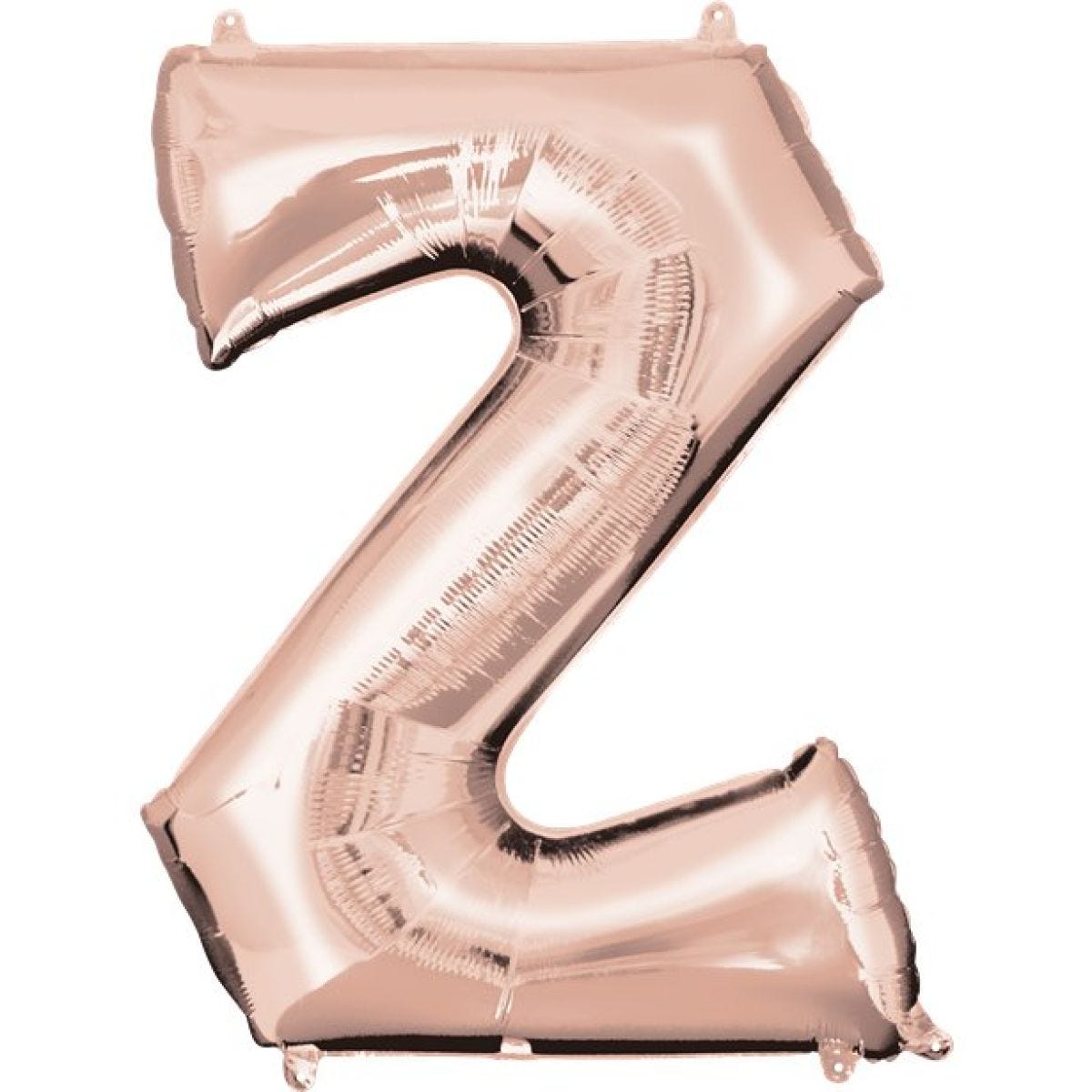 Rose Gold Letter Z Balloon - 34 Foil
