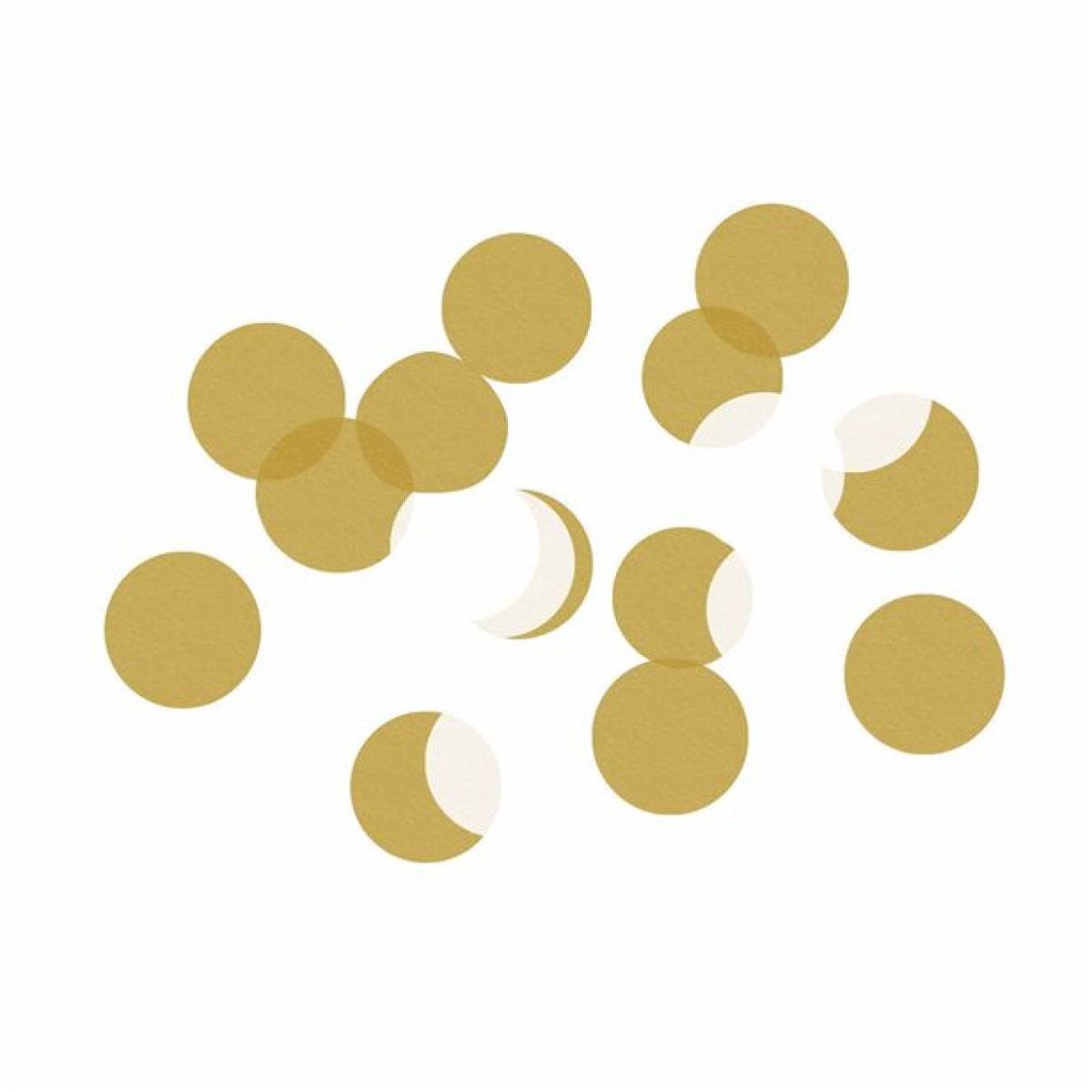 Gold & White Tissue Paper Confetti