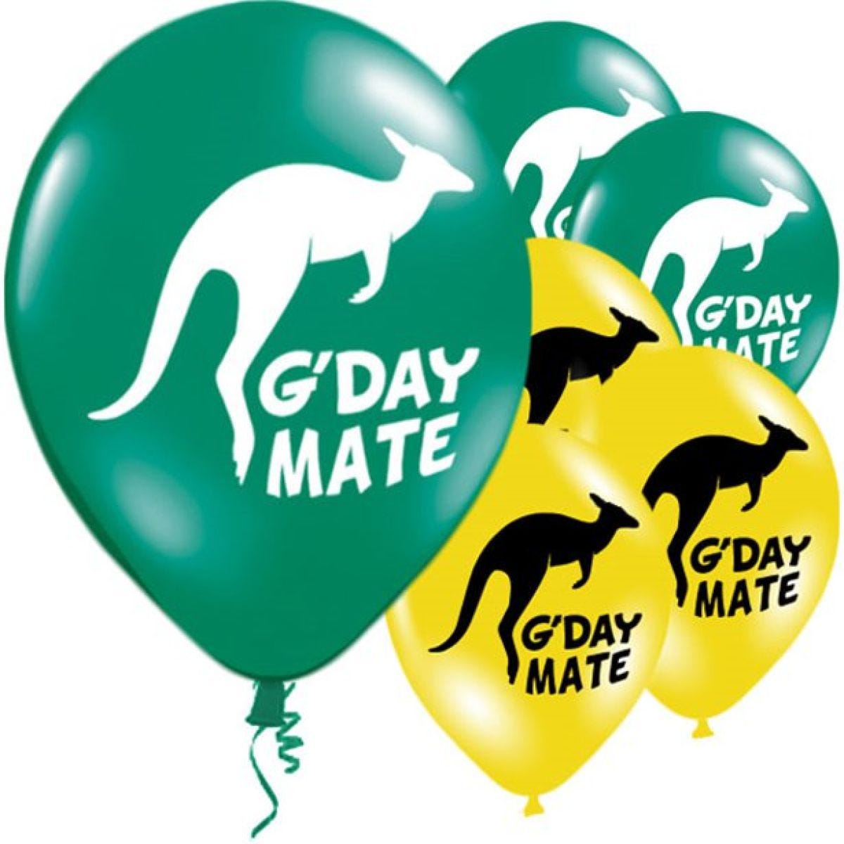 Australian G&apos;Day Mate Balloon - 11&apos;&apos; Latex
