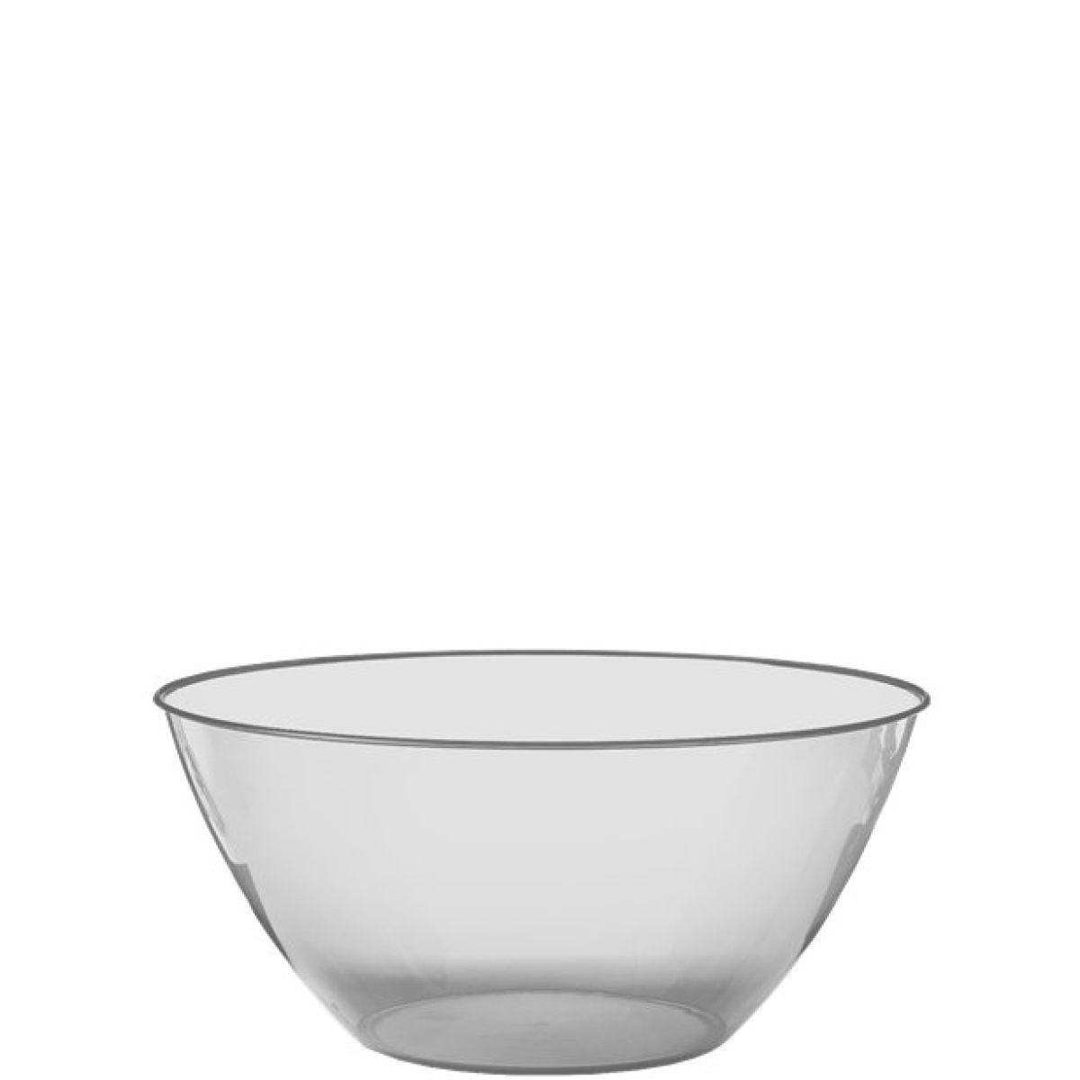 Clear Plastic Serving Bowl - 1.8L