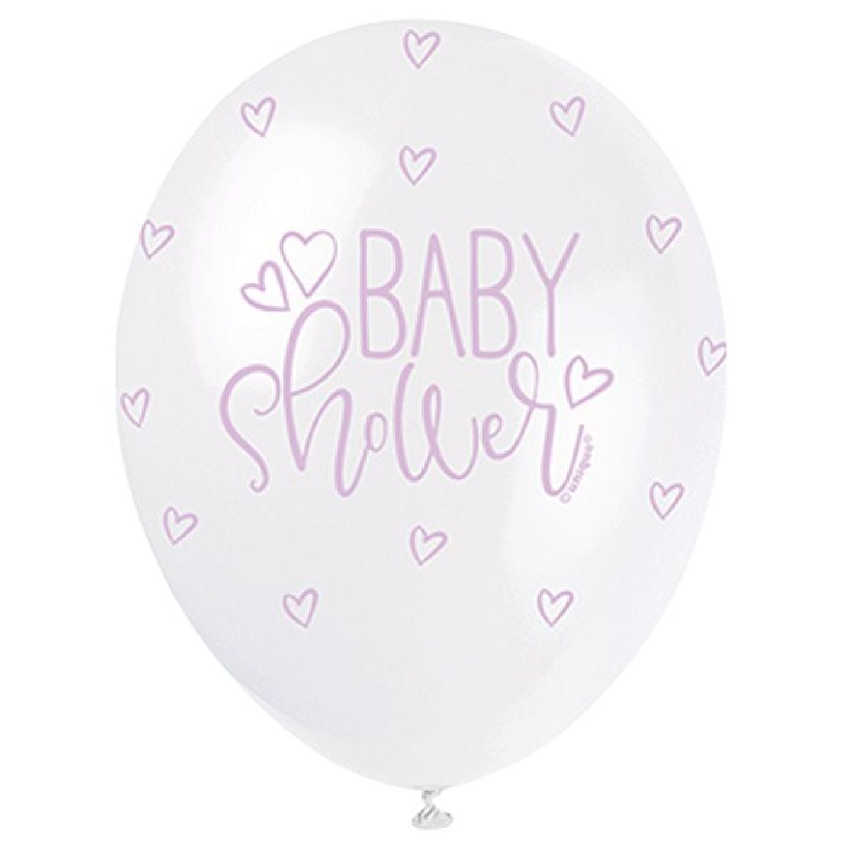 Baby Shower Pastel Mix Latex Balloons - 12"