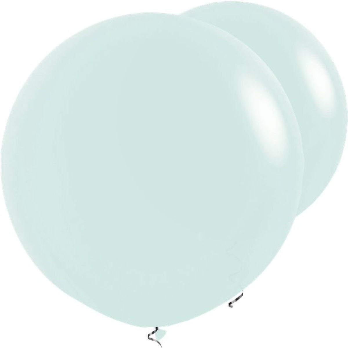 Pastel Matte Green Balloons - 36" Latex