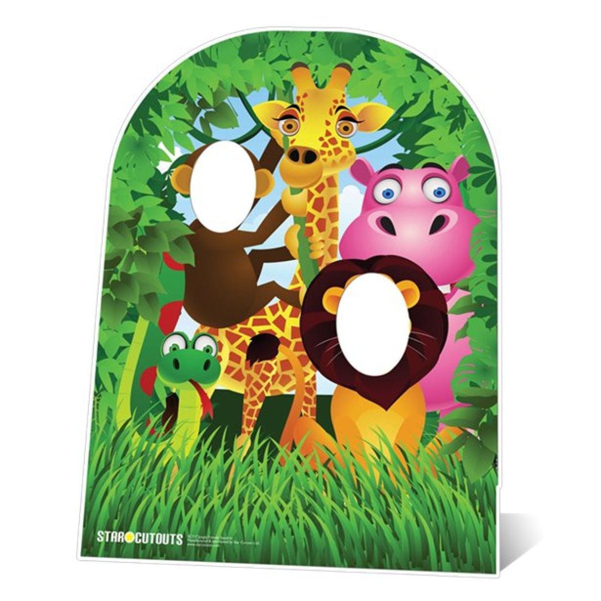 Jungle Friends Stand In Photo Prop - 120cm x 94cm