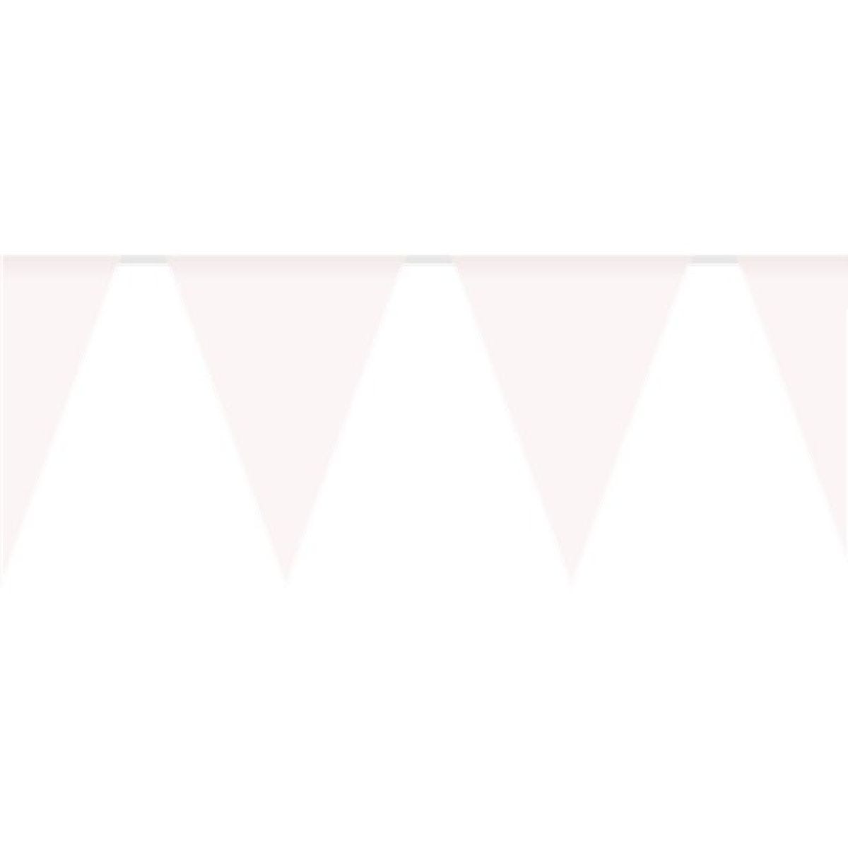 White Plastic Bunting - 10m