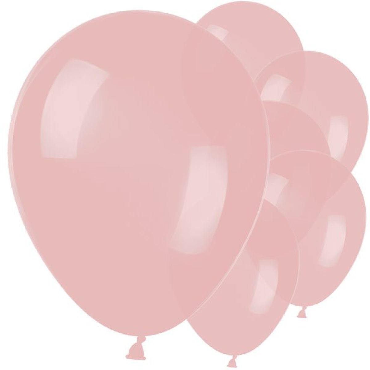 Rose Gold Metallic Latex Balloons - 11"