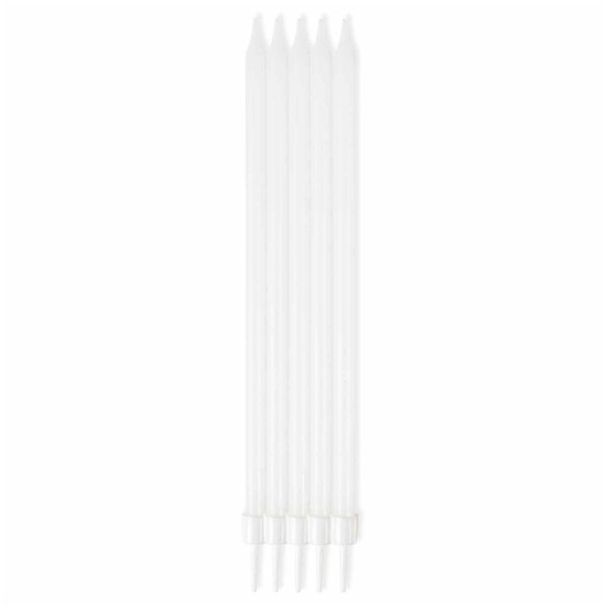 White Tall Candles - 16cm